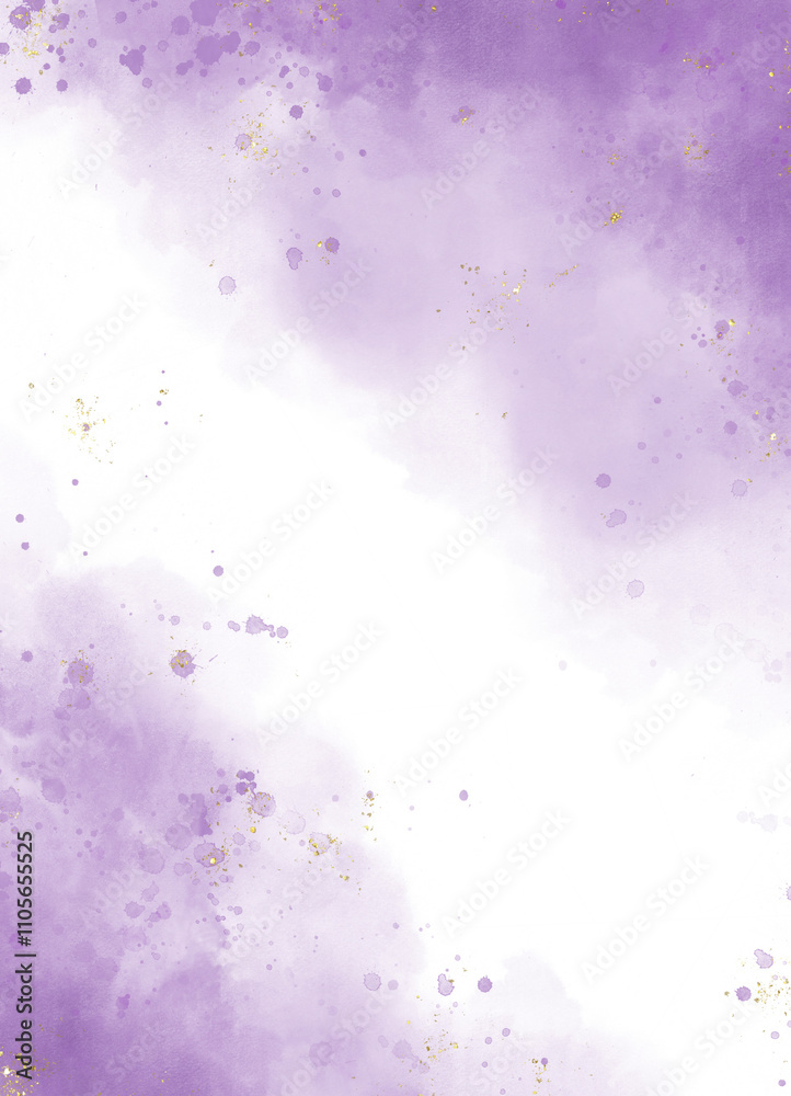 Abstract purple watercolor on white background, hand painted. artistic design templates for invitations , posters, cards, covers, wedding invitation or birthday. Abstract purple watercolor on white background, hand painted. artistic design templates for invitations , posters, cards, covers, wedding invitation or birthday.