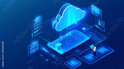 Innovative backup technology with strategic storage solutions, featuring secure cloud-based systems, automated data recovery, and high-capacity storage, ensuring continuous data protection and