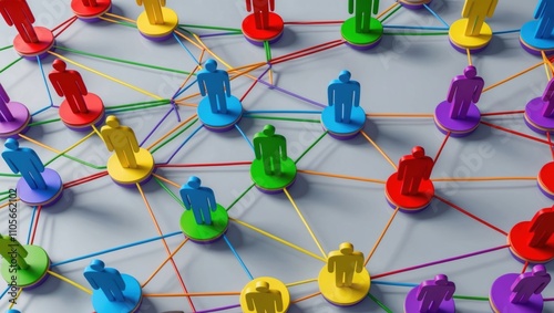 Vibrant Network of Human Connections in High Fidelity