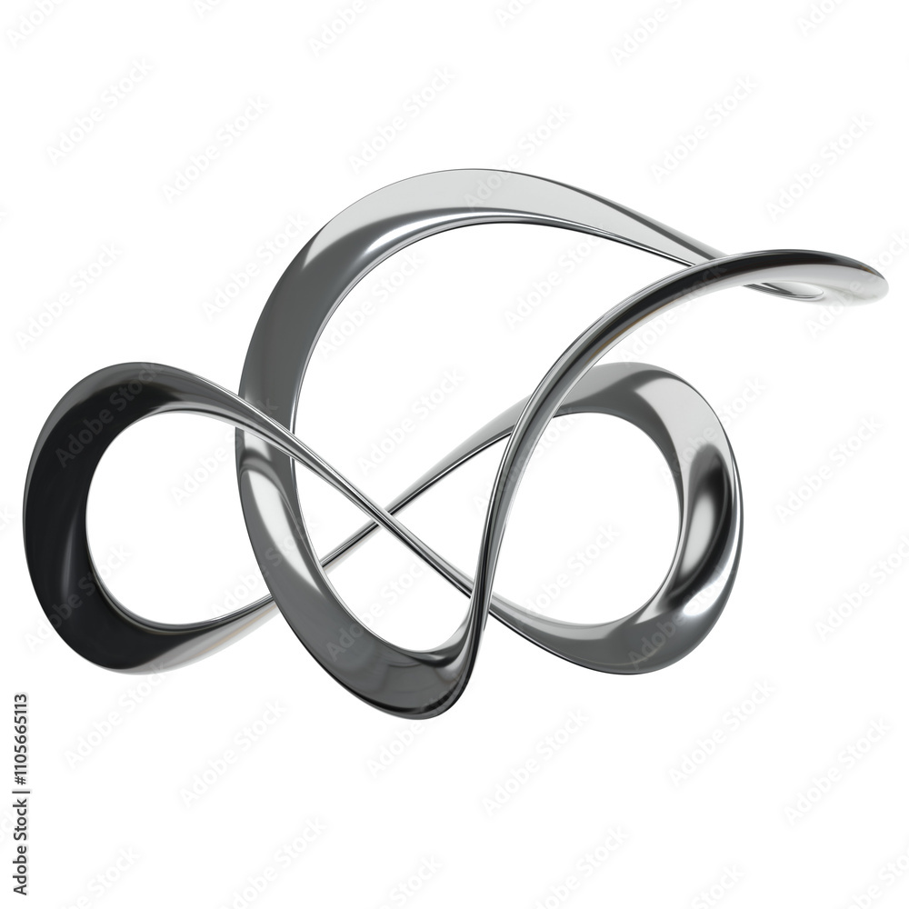 y2k metal chrome abstract 3D Icon Illustration y2k metal chrome abstract 3D Icon Illustration
