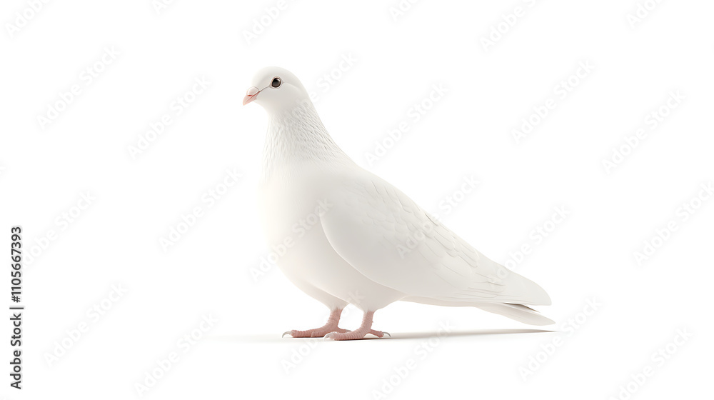 white dove isolated on white background white dove isolated on white background