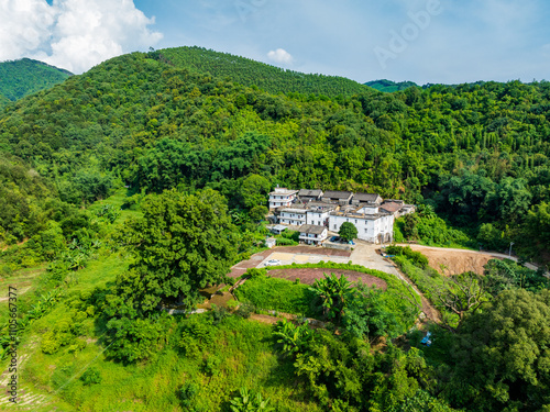 A small mountain village in Fengkai County, Zhaoqing, Guangdong photo