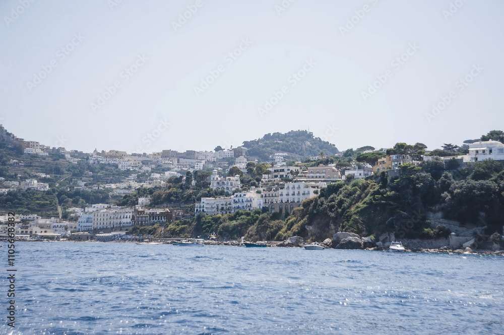 Obraz premium view of the island of Capri