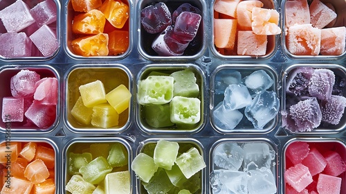 Fill the frig in lots of sorbet flavors or lots of icy cubes to become set for july