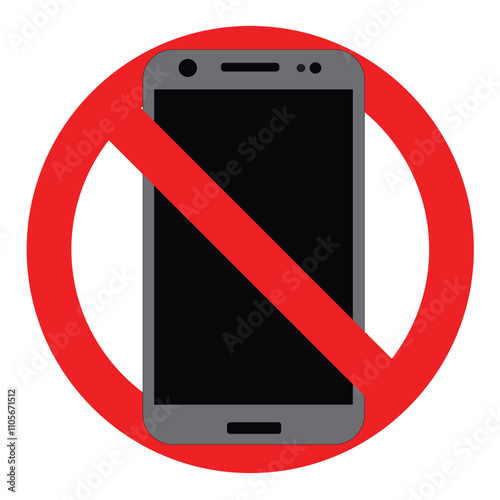 Forbiden mobile phone, stop mobile phone