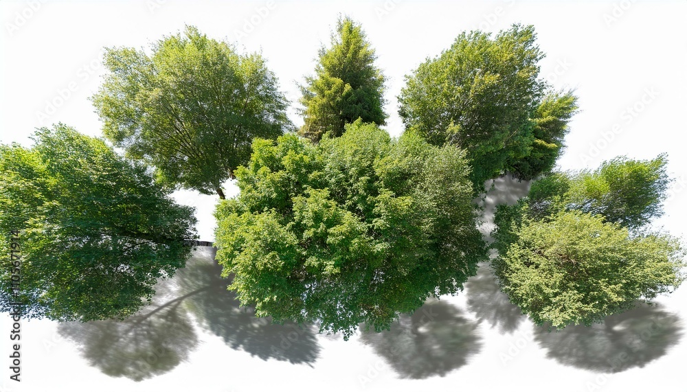 Birchscape: Overhead Realism in Nature Birchscape: Overhead Realism in Nature