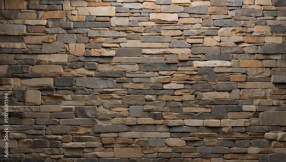 Obraz premium Textured Stone Wall