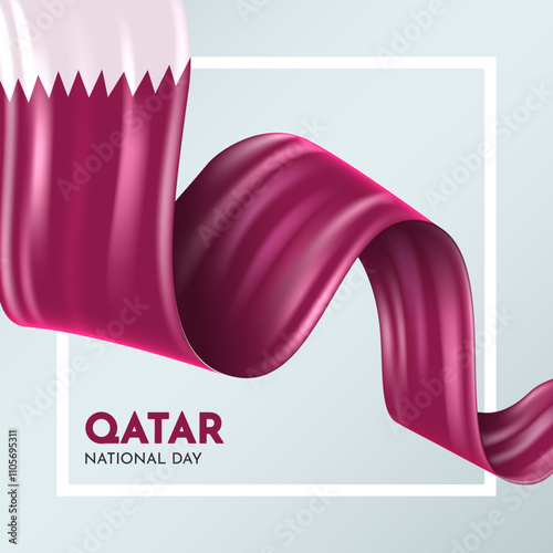 18thDecember Qatar National Day. Qatar National Day design illustration vector