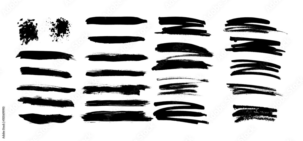 Abstract Ink Brush Strokes - Vector Design Elements, High-Quality Grunge Brush Textures for Digital Art Abstract Ink Brush Strokes - Vector Design Elements, High-Quality Grunge Brush Textures for Digital Art
