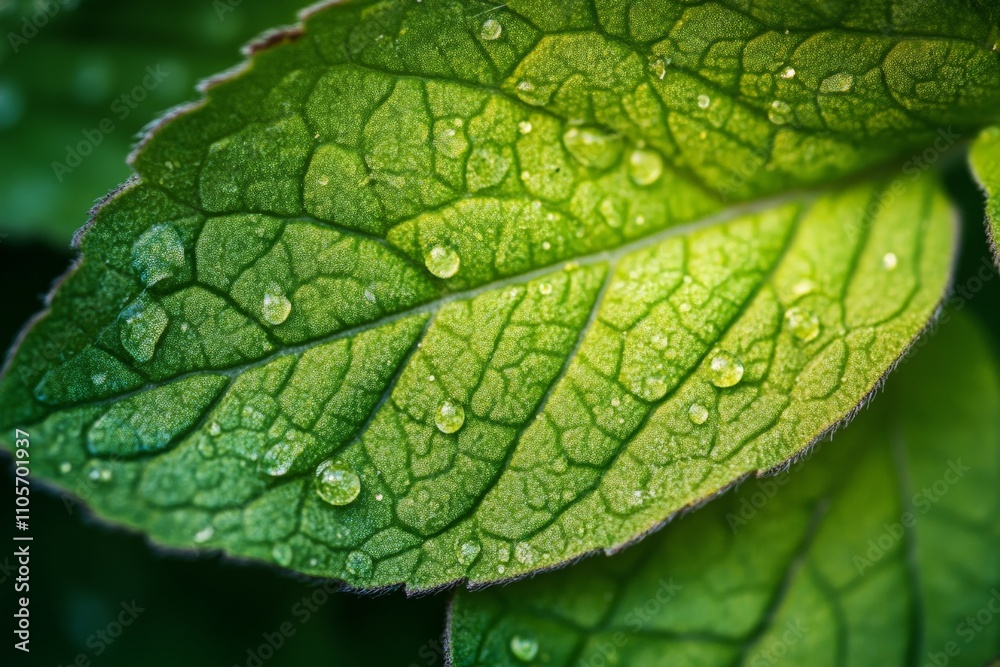 A close-up capture of a green leaf adorned with dew droplets against a vibrant texture, illustrating freshness and vitality, perfect for botanical inspirations. A close-up capture of a green leaf adorned with dew droplets against a vibrant texture, illustrating freshness and vitality, perfect for botanical inspirations.
