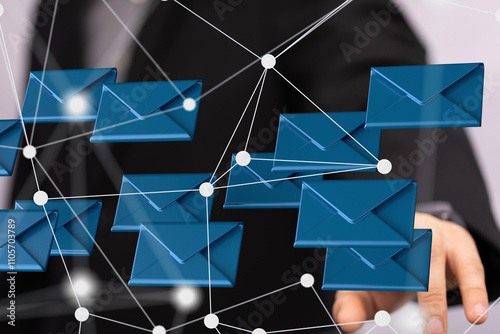 Email Technology Concept wi...
