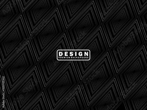 Premium background design with diagonal black stripes pattern. Vector horizontal template, for digital luxury business banner, contemporary formal invitation, luxury voucher, gift certificate, etc.