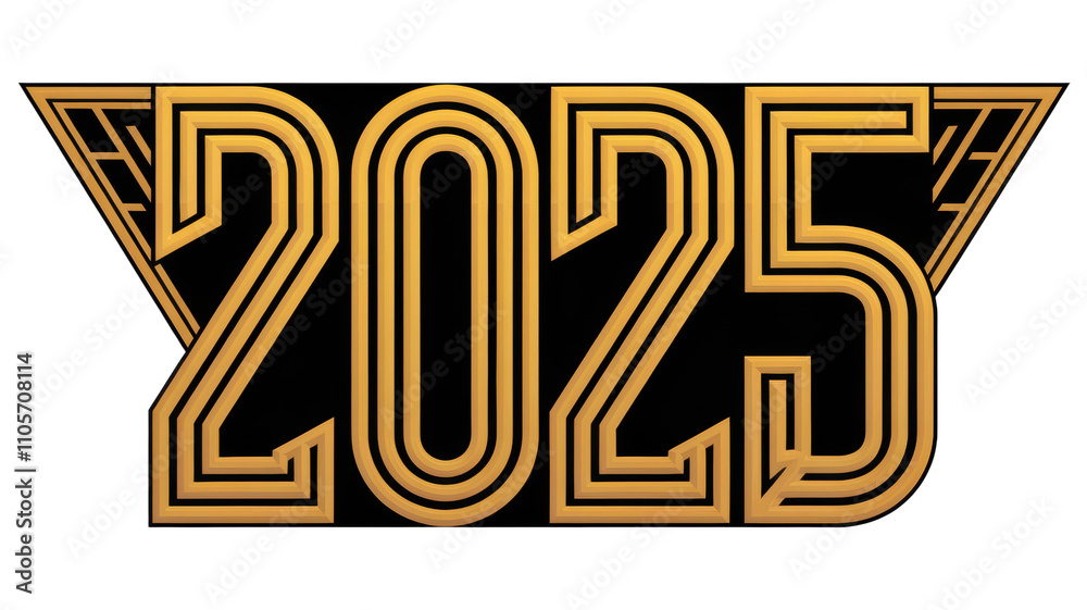 2025 happy new year elegant gold and black design with transparent background 2025 happy new year elegant gold and black design with transparent background