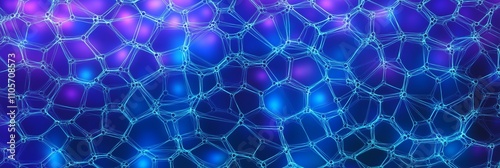 Abstract cellular futuristic biological science tubule connections