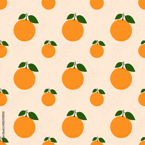 Seamless pattern with grapefruit. Vector illustration.