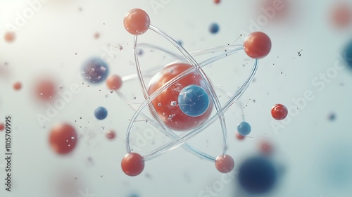 Atomic Structure Model with Orbiting Electrons