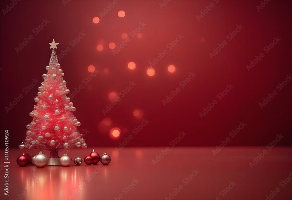 red christmas tree red christmas tree