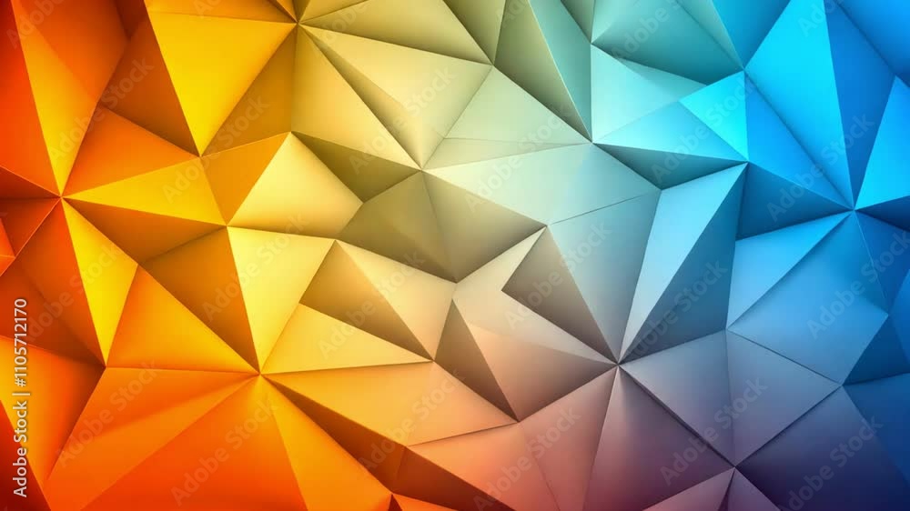 A vibrant geometric background featuring dynamic shapes and a blend of red, blue, and orange hues, perfect for creative projects.