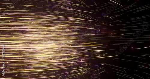 Particle or space traveling...