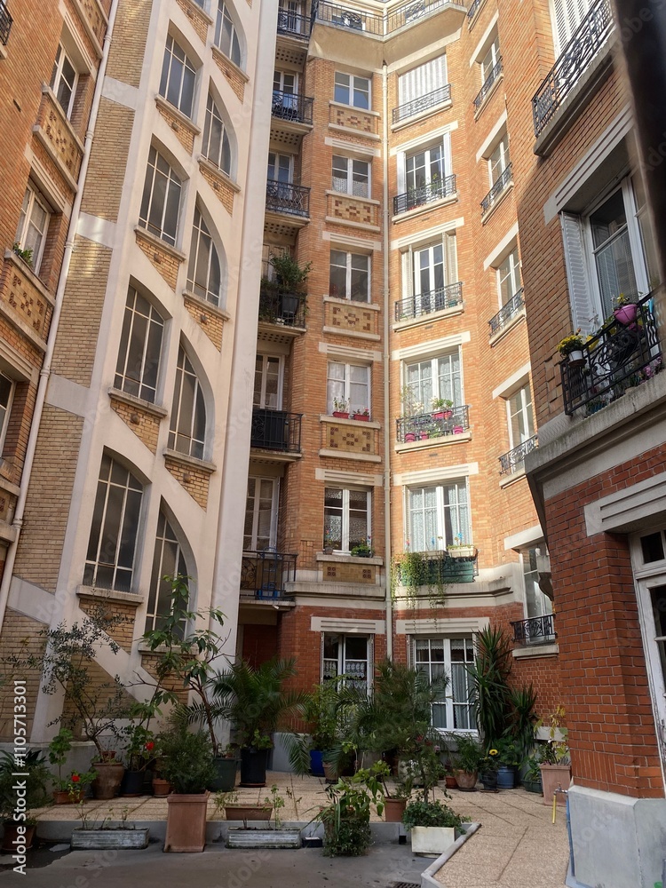 Naklejka premium building in Paris 