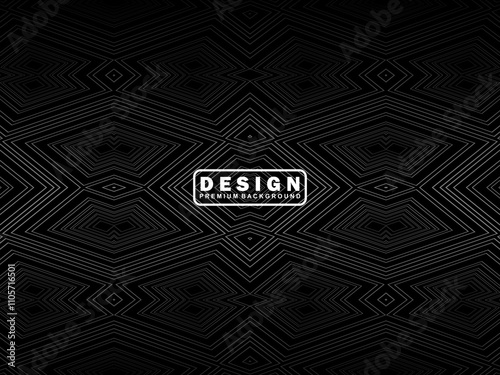 Premium background design with diagonal black stripes pattern. Vector horizontal template, for digital luxury business banner, contemporary formal invitation, luxury voucher, gift certificate, etc.