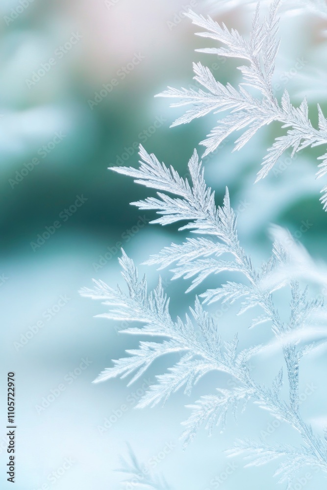 A close up of a frosty window with snowflakes on it A close up of a frosty window with snowflakes on it