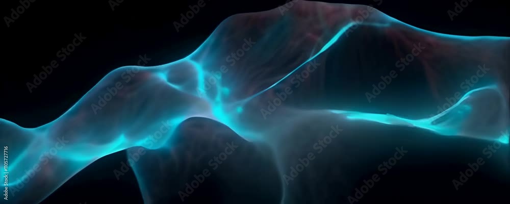 Animation of a flowing neural network, with glowing nodes connecting and disconnecting in a smooth and rhythmic pattern Animation of a flowing neural network, with glowing nodes connecting and disconnecting in a smooth and rhythmic pattern