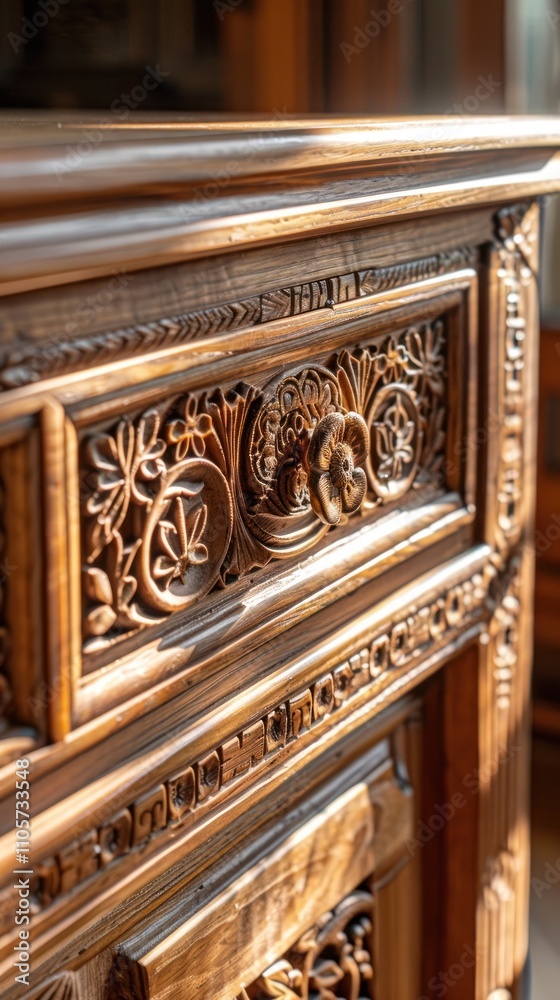 Exquisite Antique Wooden Dresser with Ornate Baroque Style Carvings and Elegant Decorative Details Showcasing the Craftsmanship and Grandeur of Historical Furniture Design Exquisite Antique Wooden Dresser with Ornate Baroque Style Carvings and Elegant Decorative Details Showcasing the Craftsmanship and Grandeur of Historical Furniture Design