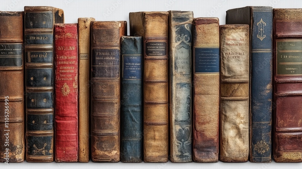 A set of various random books in full detail, isolated on a transparent background The collection includes a variety of novels, textbooks, notebooks, and journals, each with vivid colors and A set of various random books in full detail, isolated on a transparent background The collection includes a variety of novels, textbooks, notebooks, and journals, each with vivid colors and