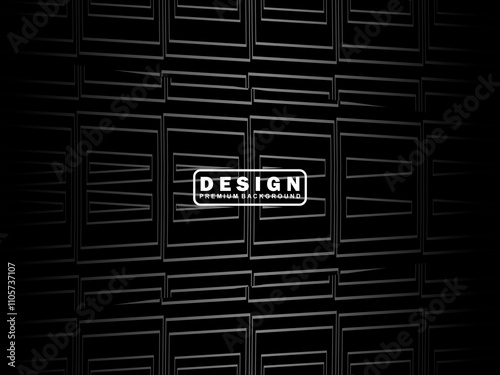 Premium background design with diagonal black stripes pattern. Vector horizontal template, for digital luxury business banner, contemporary formal invitation, luxury voucher, gift certificate, etc.