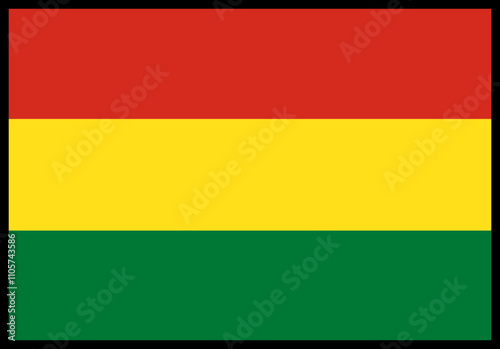 Bolivia Flag rectangle Icon