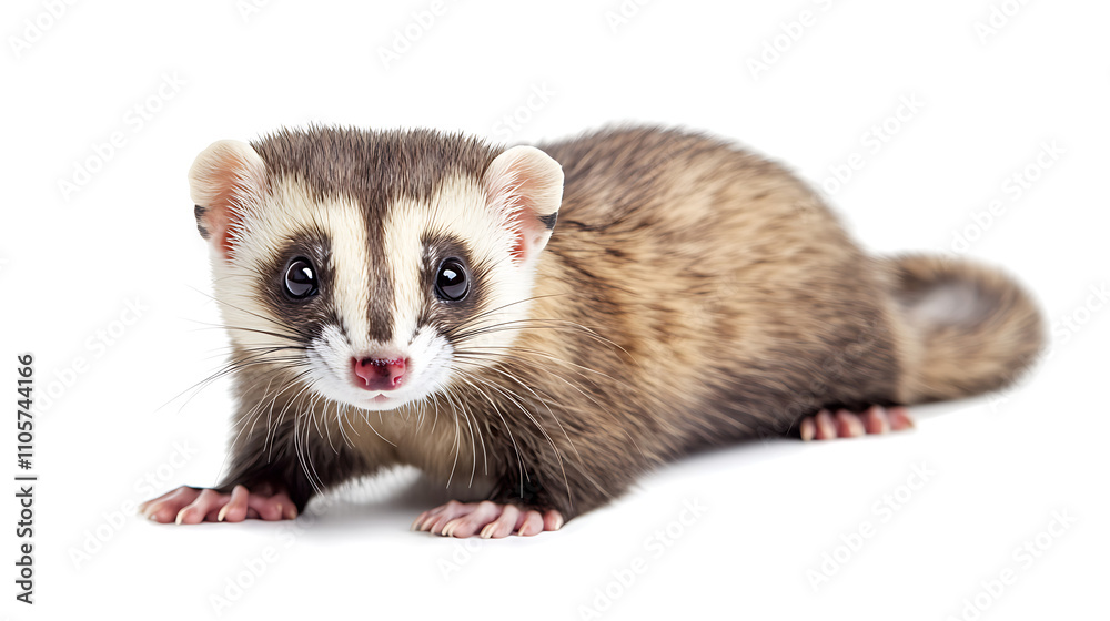 close up of a ferret close up of a ferret