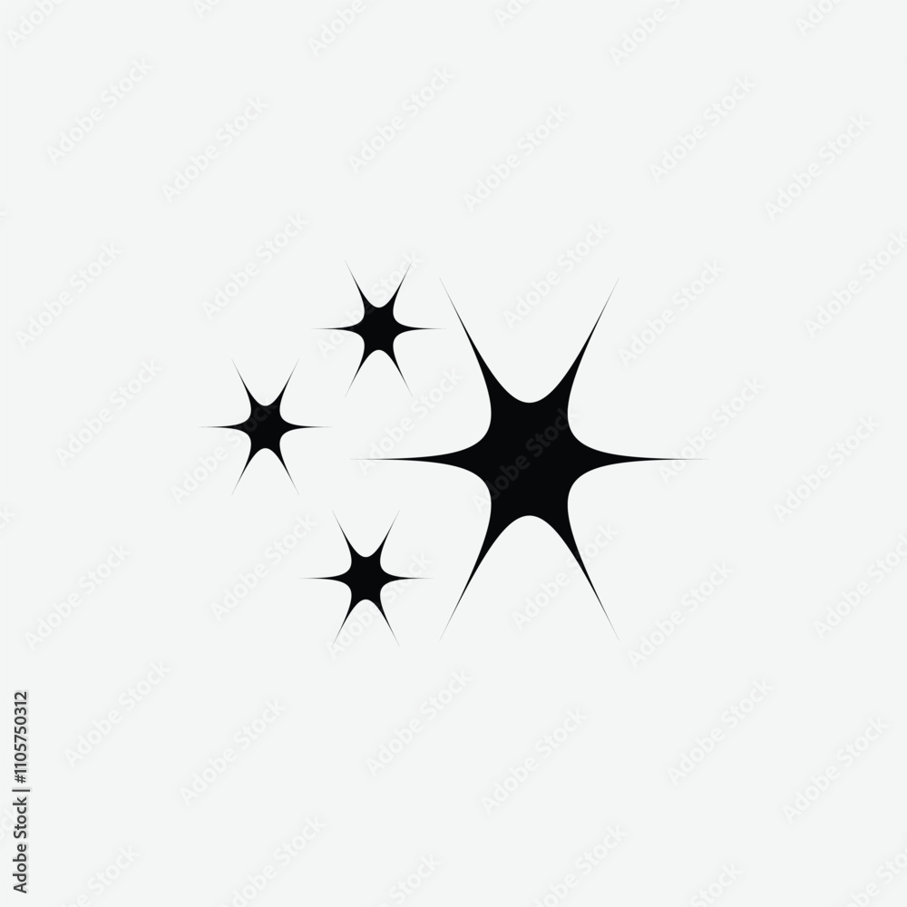 Fototapeta premium Shine icon vector logo design template