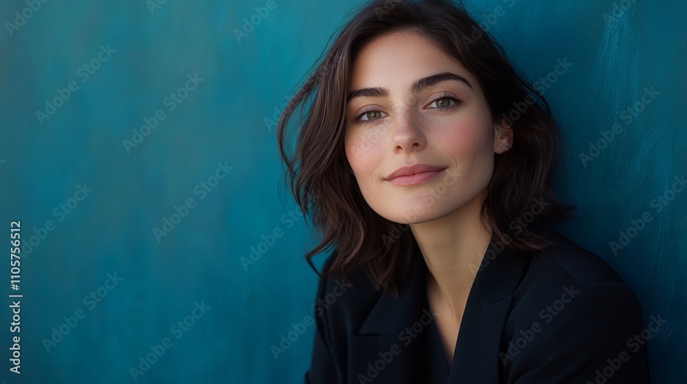 Stunning Woman Portrait: Elegance and Beauty Captured in a Close-Up Shot Stunning Woman Portrait: Elegance and Beauty Captured in a Close-Up Shot