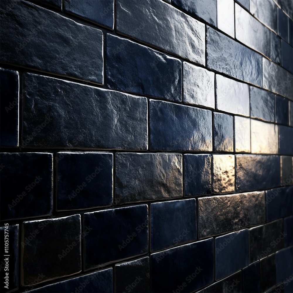 Naklejka premium 秋冬用抽象正方形テンプレート。ダークブルー背景に四角い銀色の装飾