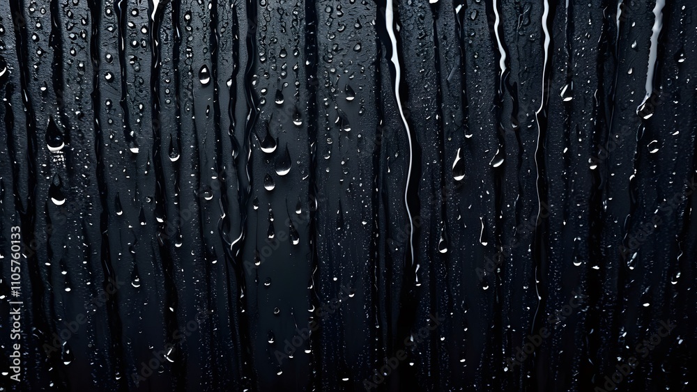 Rain Overlay on Glass Creating a Moody Atmosphere with Water Droplets and Streaks at Night Rain Overlay on Glass Creating a Moody Atmosphere with Water Droplets and Streaks at Night