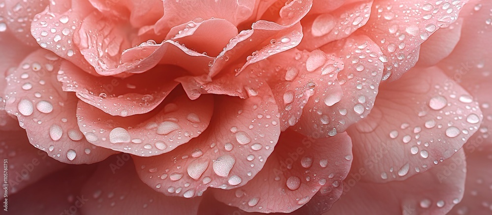 Close-up of a pink flower with droplets, showcasing its delicate texture and beauty. Close-up of a pink flower with droplets, showcasing its delicate texture and beauty.