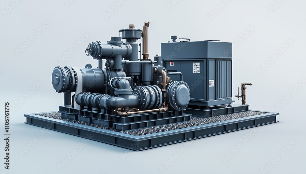 industrial pump isolated on white background industrial pump isolated on white background