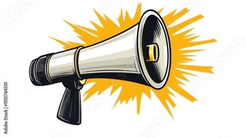 Last Chance Megaphone Announcement for Leadership at University Event