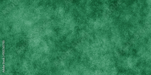 Abstract Elegant dark green background with mottled vintage texture in old fancy background design, texture of colored parchment paper.	