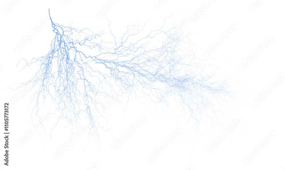 Electrifying Bolt: A powerful bolt of lightning, isolated on a transparent background. Electrifying Bolt: A powerful bolt of lightning, isolated on a transparent background.