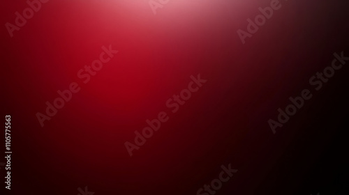 smooth gradient background transitioning from deep red to black, creating dramatic effect. Perfect for design projects or as backdrop