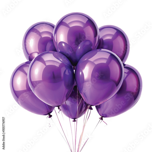 different stylish colourful helium balloon png design 