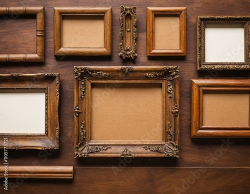 Vintage luxury style wooden picture frames collections 25 photo