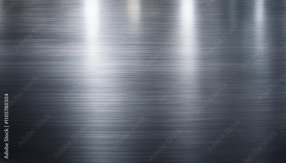 Polished Stainless Steel Plate with Gleaming Reflection Polished Stainless Steel Plate with Gleaming Reflection