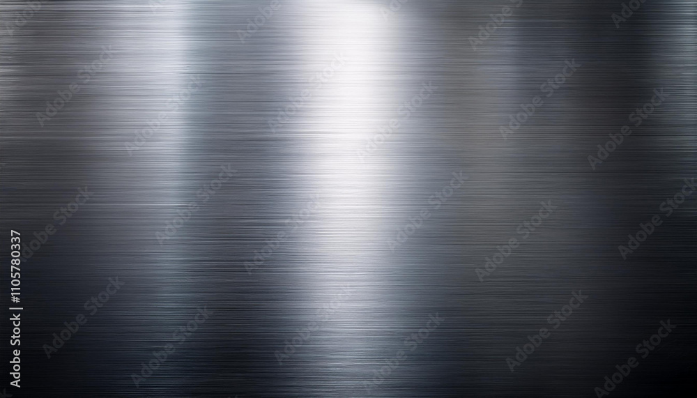 Polished Stainless Steel Plate with Gleaming Reflection Polished Stainless Steel Plate with Gleaming Reflection
