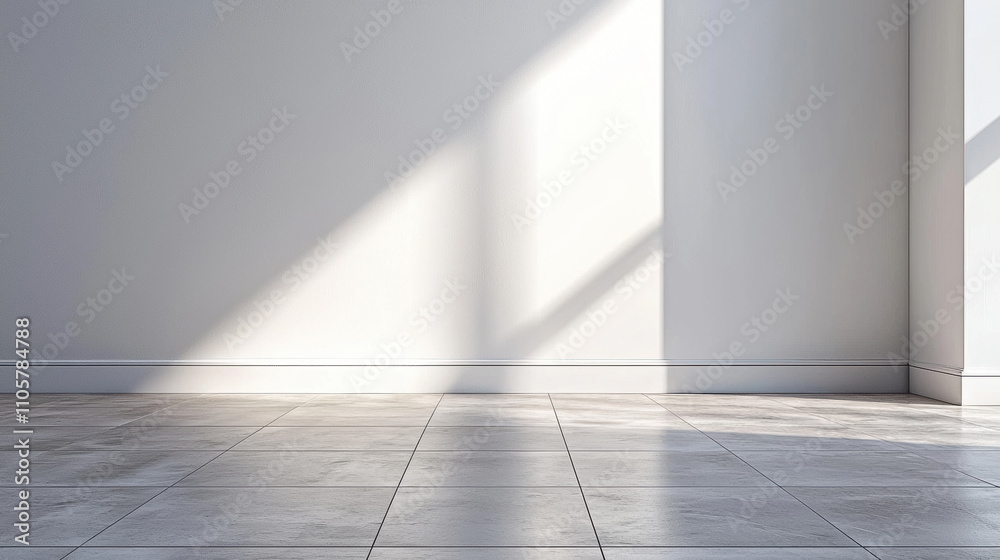 minimalist white wall with natural light casting shadows on floor creates serene atmosphere. clean lines and soft tones enhance tranquil space minimalist white wall with natural light casting shadows on floor creates serene atmosphere. clean lines and soft tones enhance tranquil space