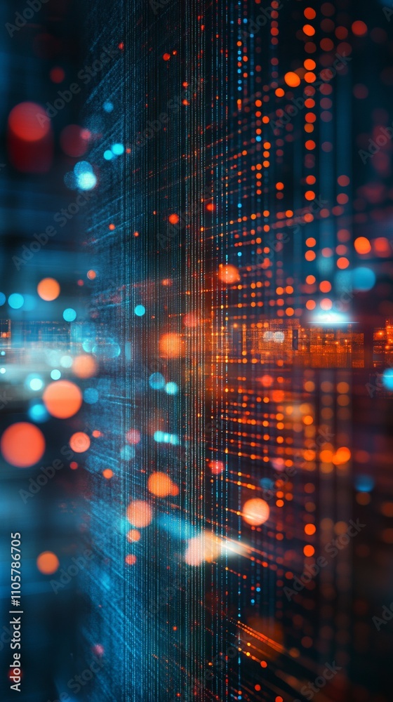 Dynamic Data Flow Visualization: A Futuristic Technological Abstract Dynamic Data Flow Visualization: A Futuristic Technological Abstract