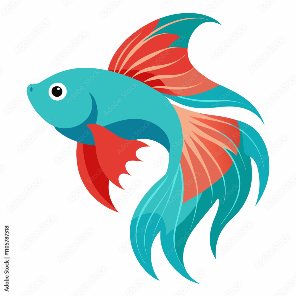 A beautiful betta fish A beautiful betta fish