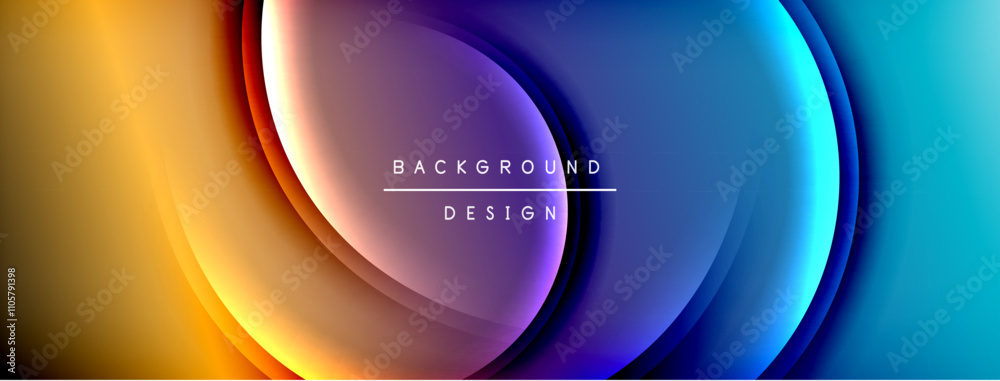 Bright rainbow style color gradient with curve round shape line background. Vector Illustration For Wallpaper, Banner, Illustration, landing page Bright rainbow style color gradient with curve round shape line background. Vector Illustration For Wallpaper, Banner, Illustration, landing page